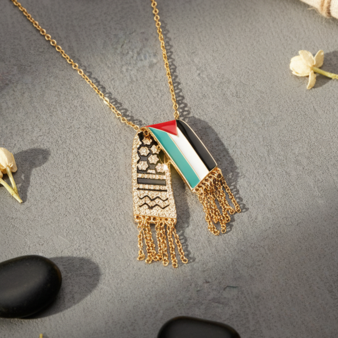 Collier Ummahya Keffiyeh