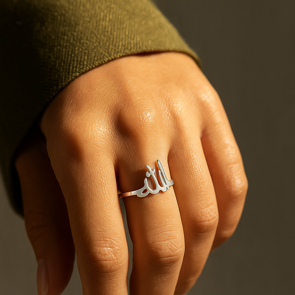 Allah kalligrafie ring