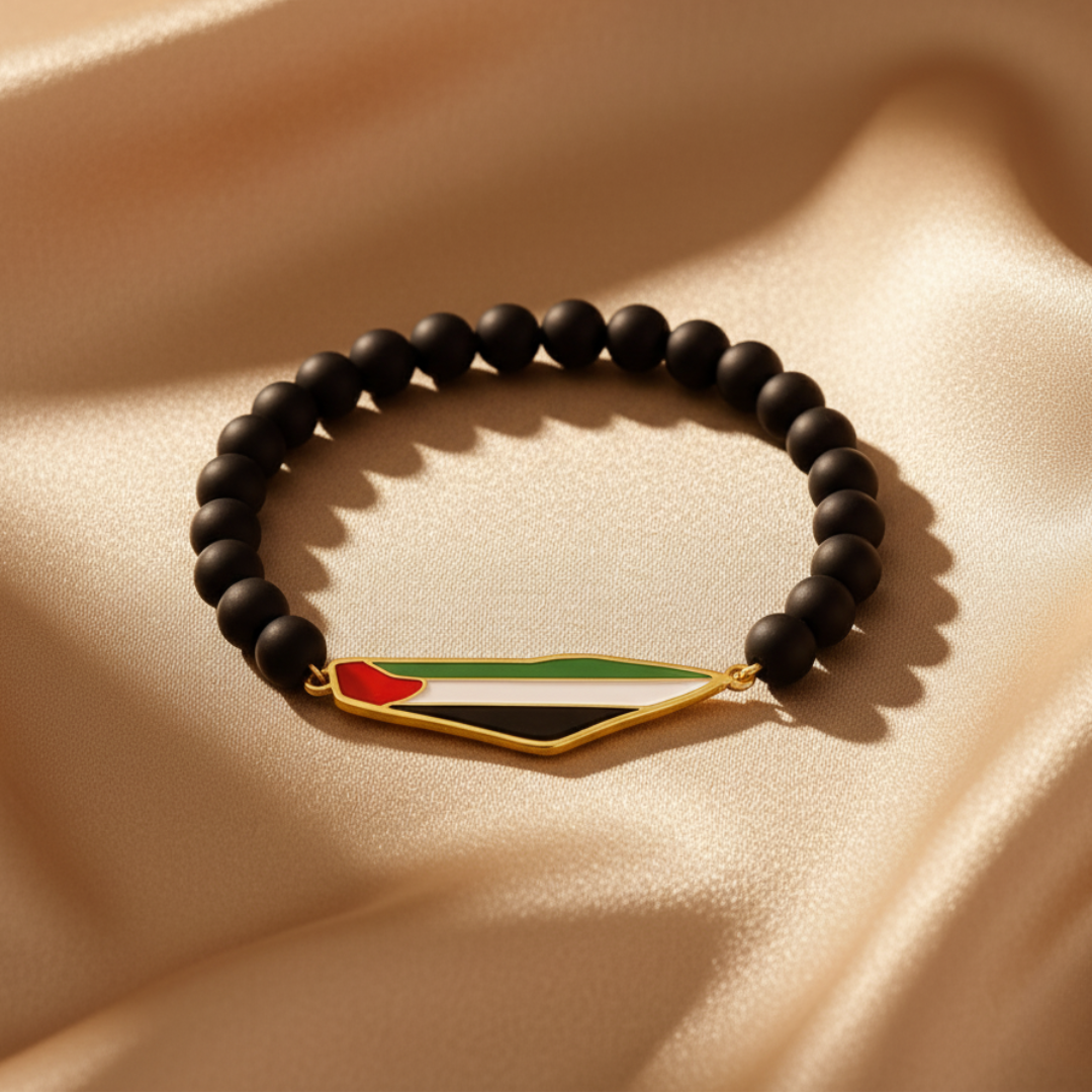 Armband met Ummahya Palestina kralen