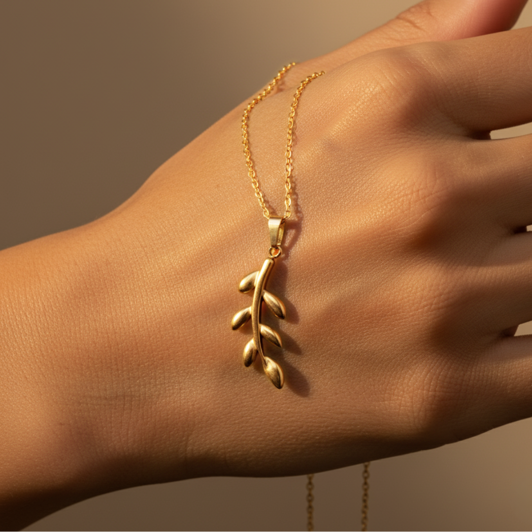 Collier de branches d’olivier Ummahya Palestine