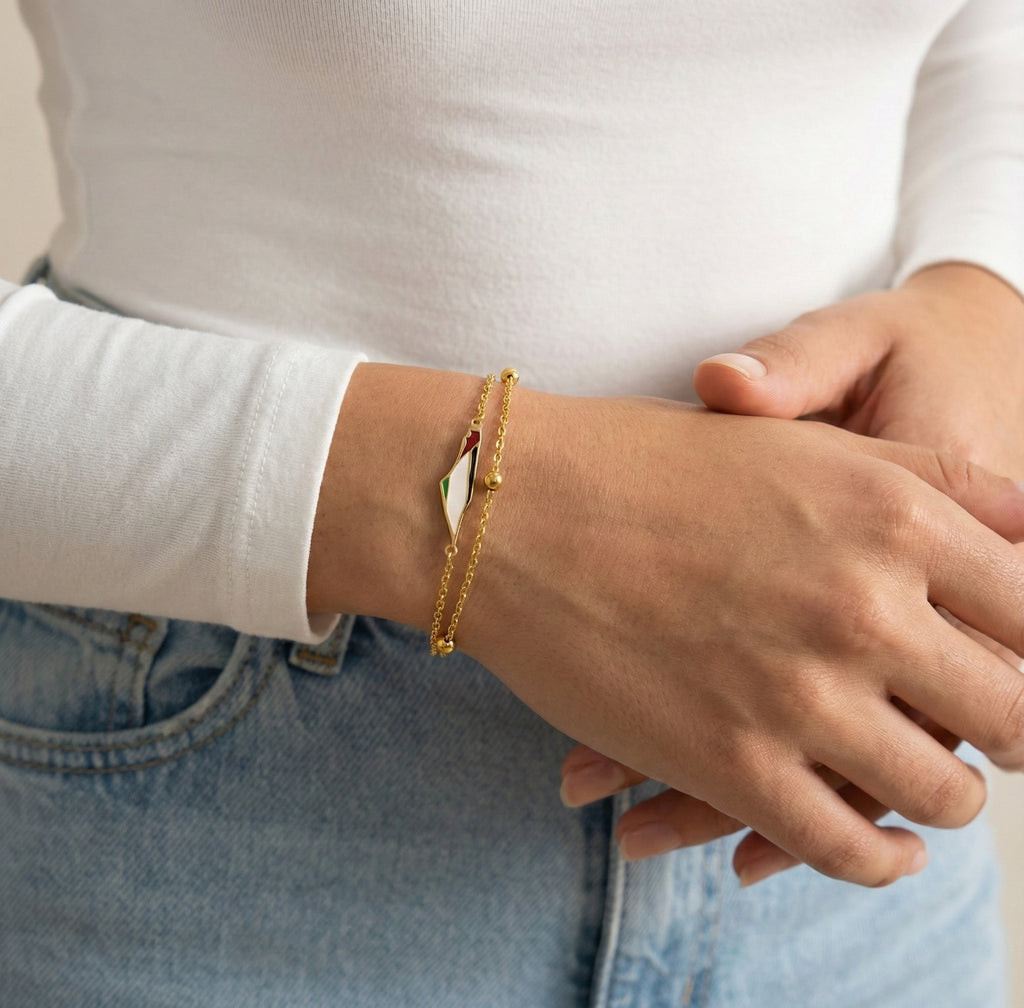 Ummahya Palestine Map Bracelet