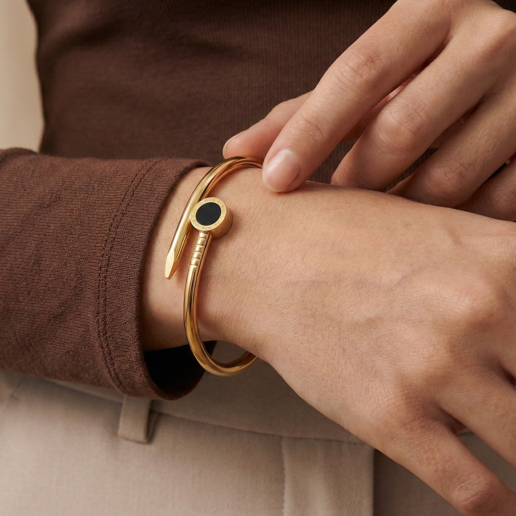 Amanda Gold nail bracelet