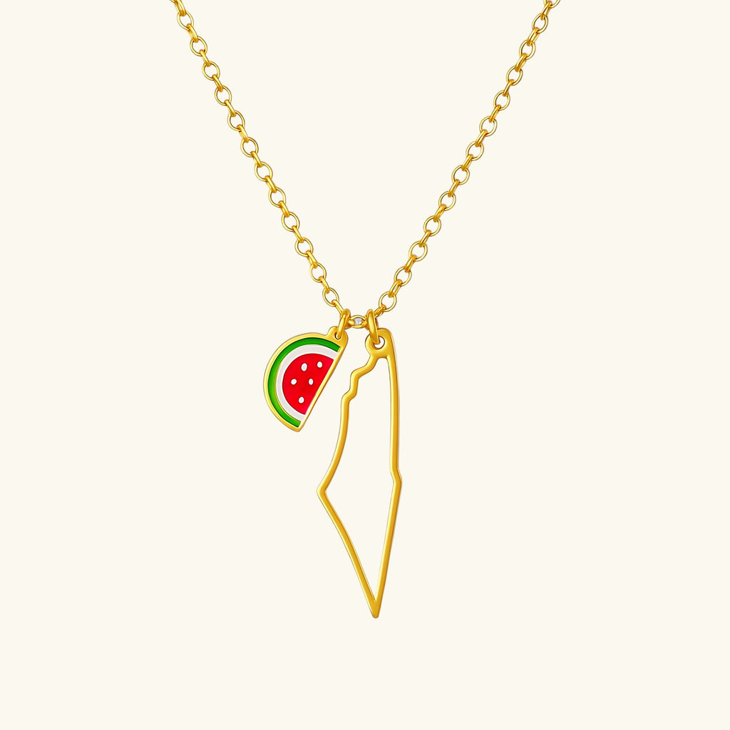 Ummahya Palestine Charm Necklace
