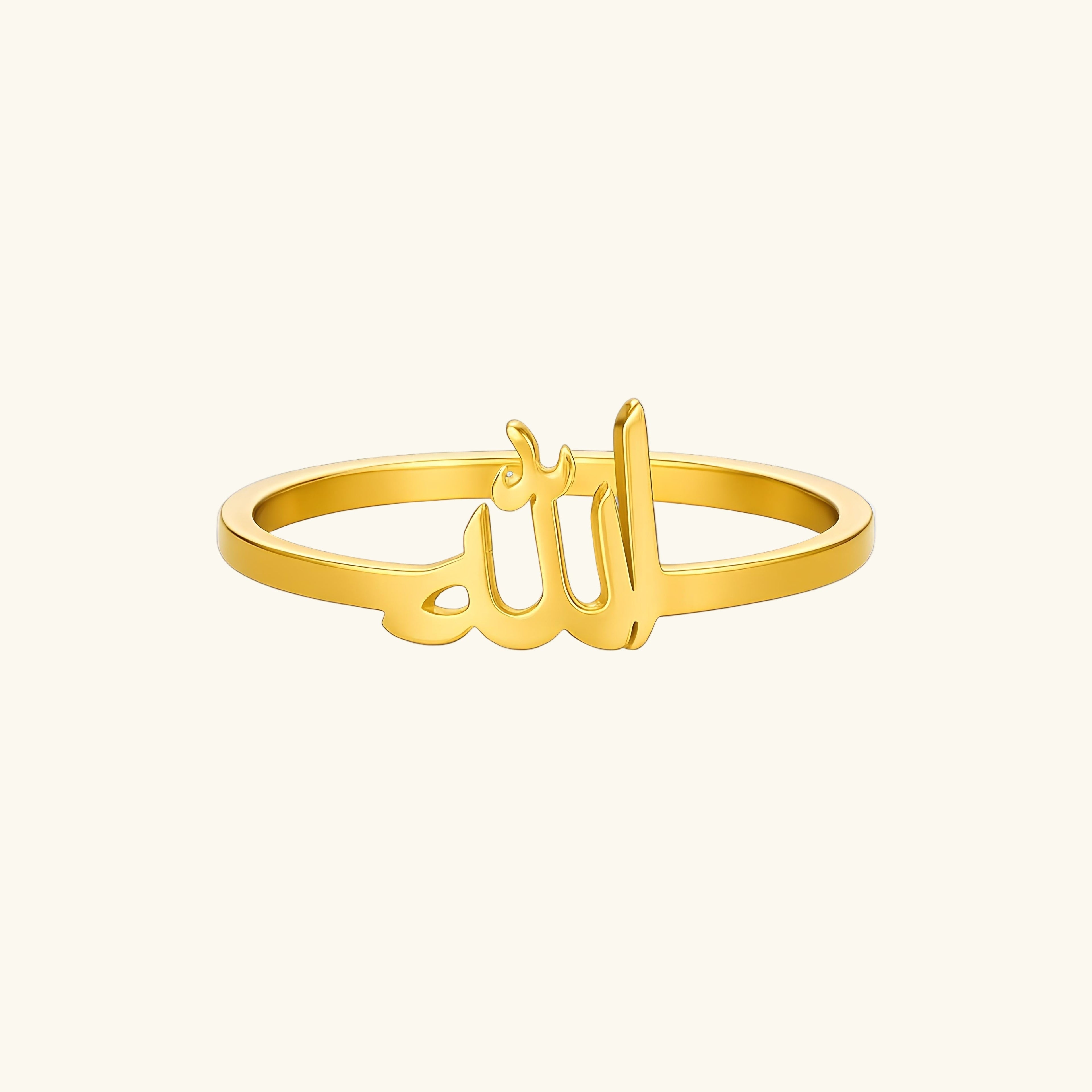 Allah kalligrafie ring