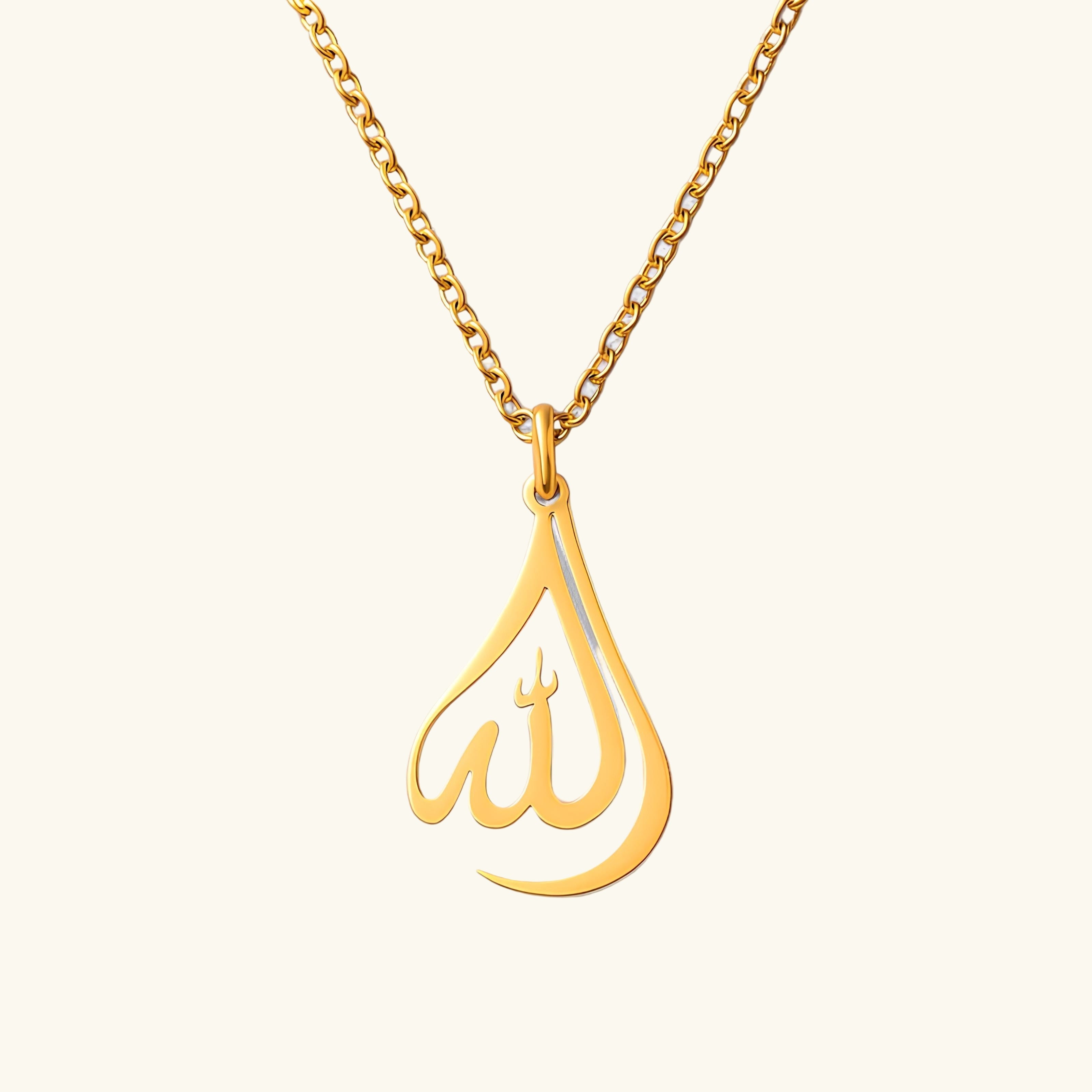 Collier de calligraphie Allah