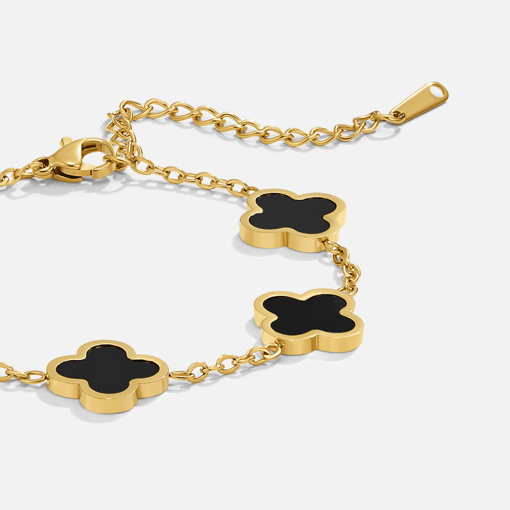 Black clover bracelet