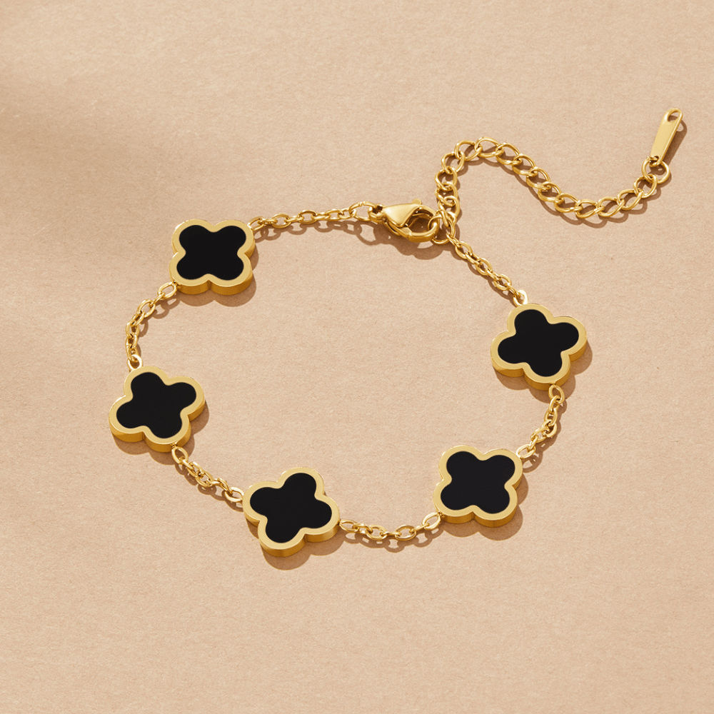 Black clover bracelet