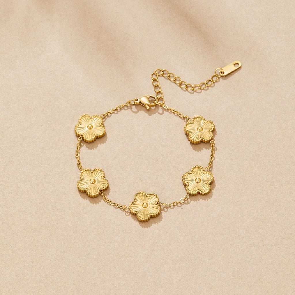 Gold Clover Bracelet