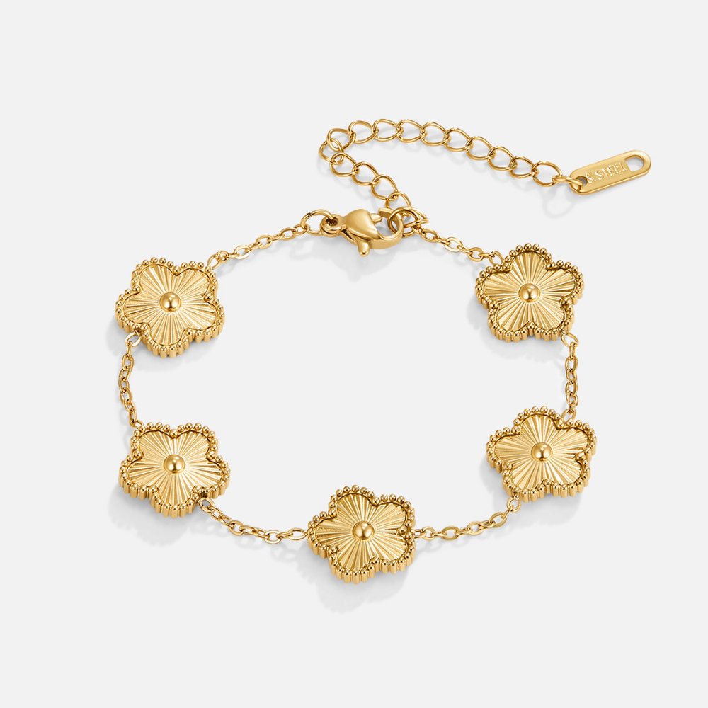 Gold Clover Bracelet