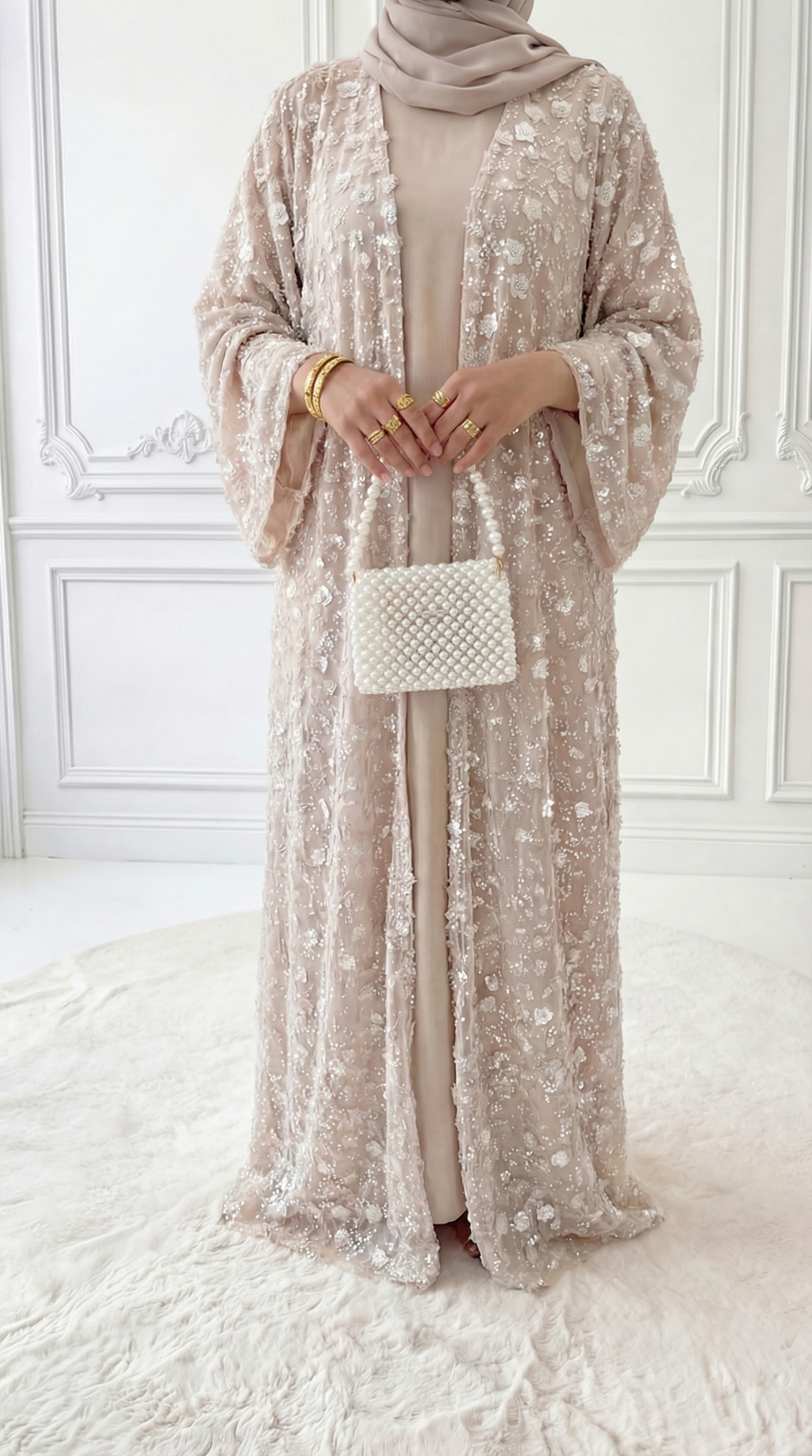 Yasemin Cream Set