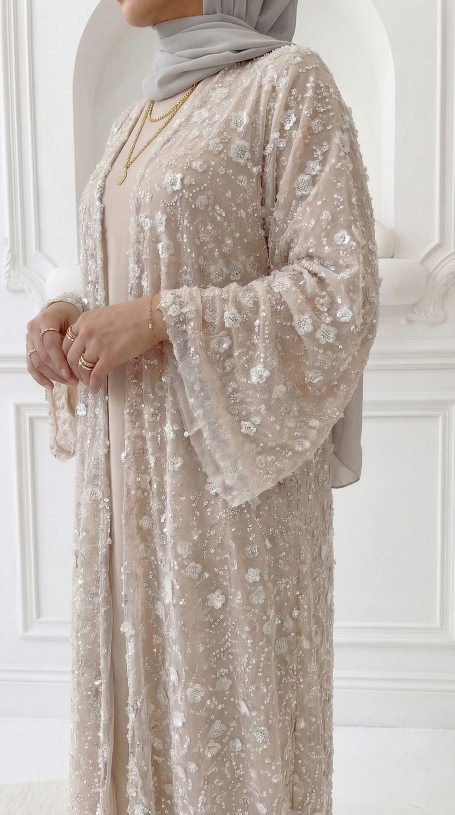 Yasemin Cream Set