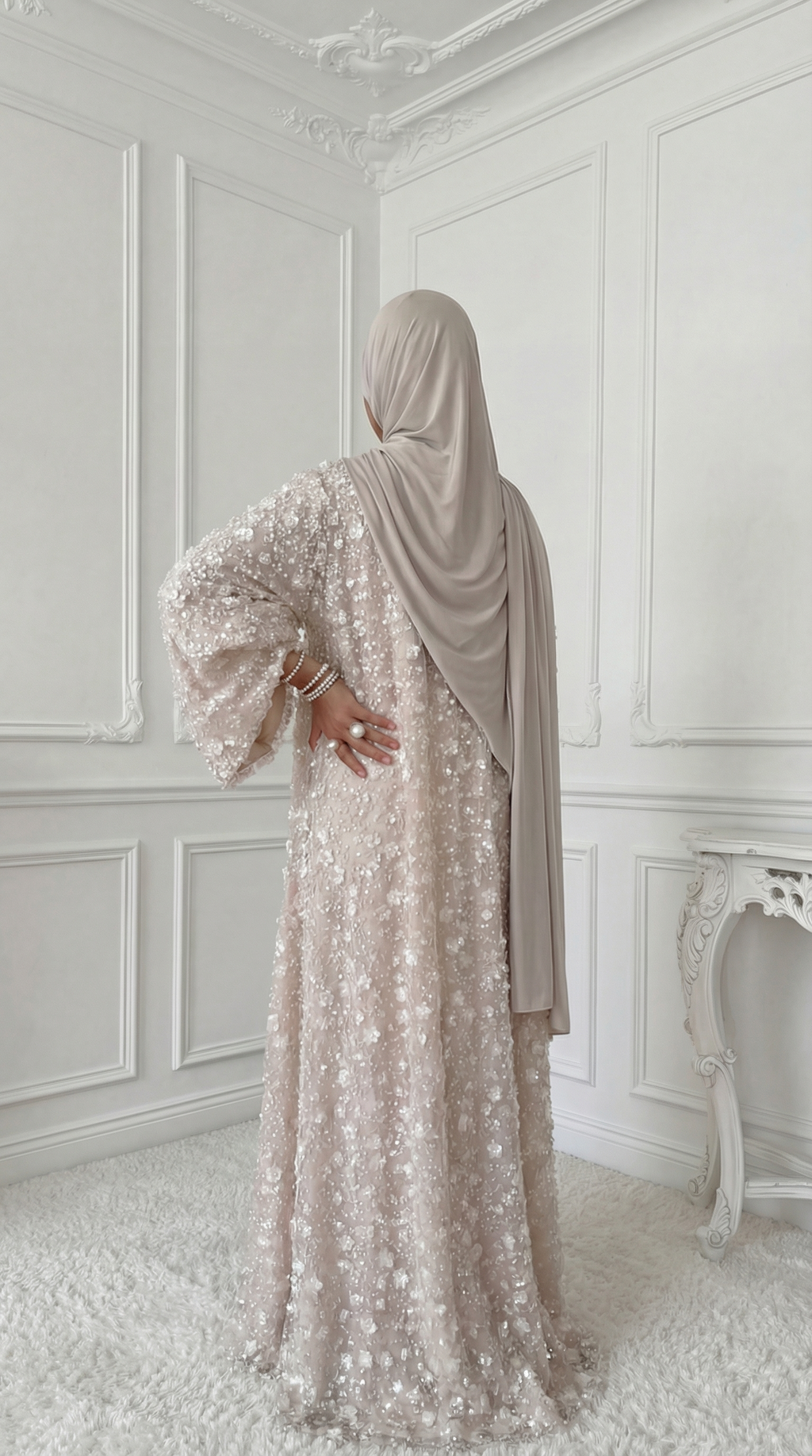 Yasemin Cream Set
