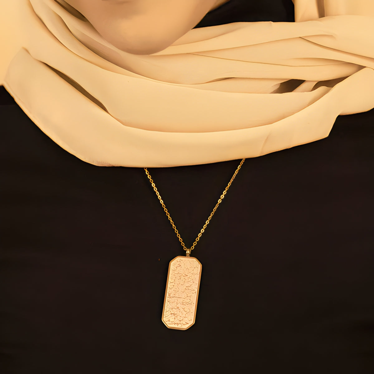 Collier d’étiquettes Ayatul Kursi