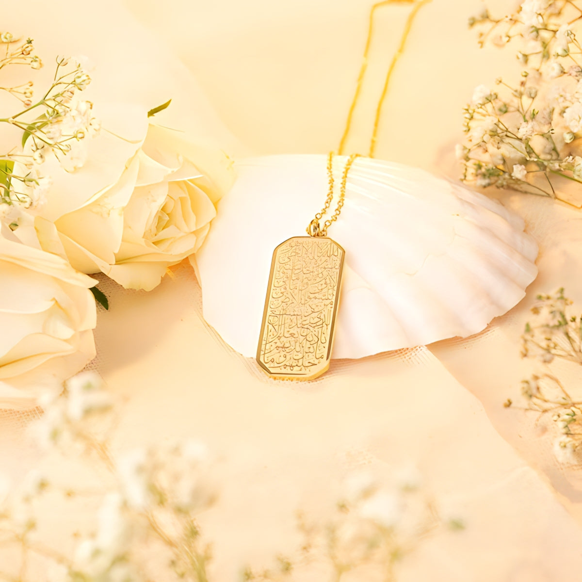 Collier d’étiquettes Ayatul Kursi