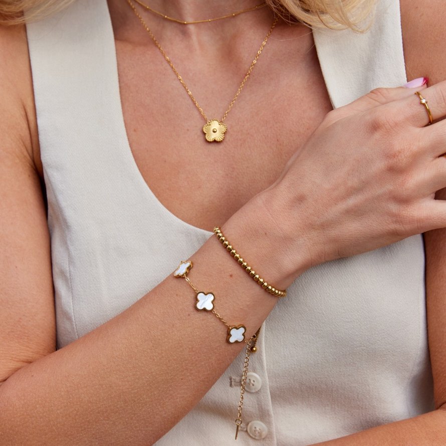 White clover bracelet