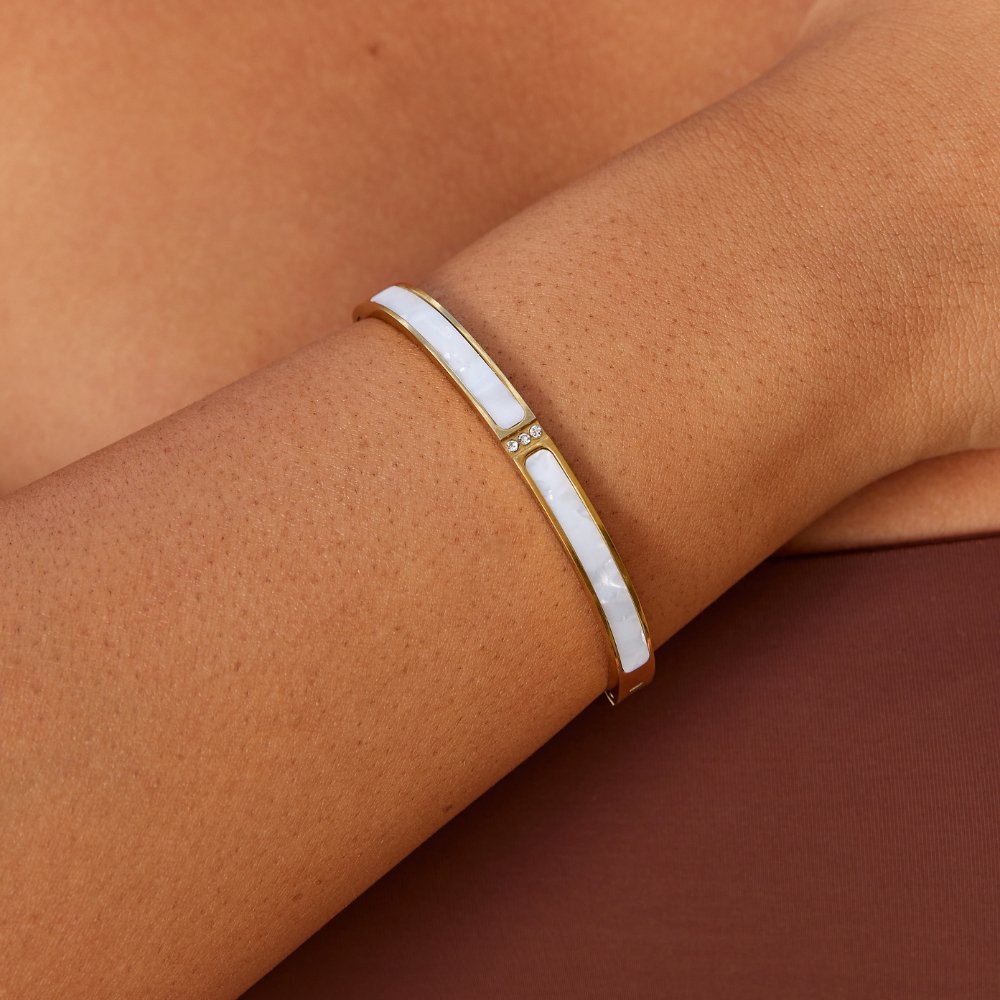 Sahara white gold bracelet